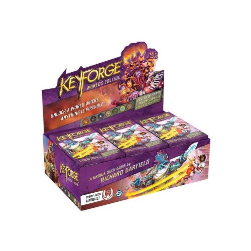 KeyForge: Worlds Collide Deck Display Box (12 Decks)